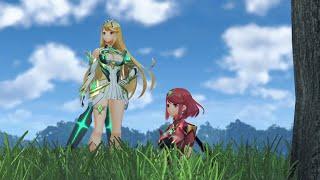 Pyra and Mythra Want To Be Together with Rex | Xenoblade Chronicles 2 Cutscene Nintendo Switch