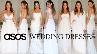 TRYING ON ASOS WEDDING DRESSES | ASOS HAUL