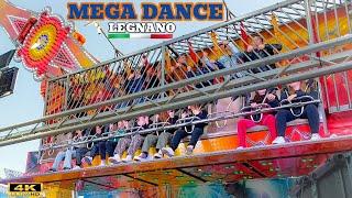 MEGA DANCE Rides - Giostre 2024  Legnano Lunapark 4K