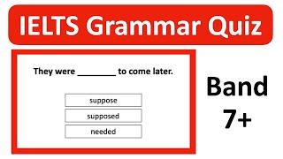 Official IELTS Grammar Quiz  Can you Pass?