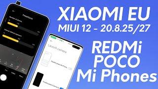MIUI 12 Xiaomi eu 20.8.27 for Poco, Redmi, Mi Phones | Xiaomi Eu Review | MIUI 12 UPDATE