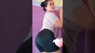 tiktok goyang hot  goyang tembem‼️celana ketat apem tembem 