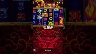 5 LIONS MEGAWAYS  MAX WIN!!!! #gamble #slot #foryou #shorts #viralvideo