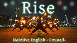 【ヲタ芸】Rise / hololive English -Council- Ceres Fauna Graduation Project 【Aniwaza】