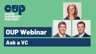 OUP Webinar: Ask a VC (2021 Session)