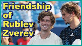 Friendship of Sascha Zverev and Andrey Rublev 