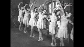 Ленинградское хореографическое училище, балетмейстер А.Я. Ваганова (немая кинохроника, 1948 г.)