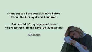 JAX - To All The Boys I’ve Loved Before ǁ Lyrics