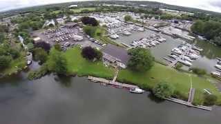 Penton Hook Marina From Above