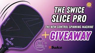 The Swice: Slice Pro PIckleball Paddle Review – The Purple Spin Machine! 48hr. GIVEAWAY 