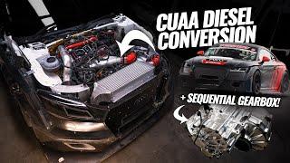 BUILDING OUR SECOND AUDI TTDI!! CUAA + BILLET SEQUENTIAL!! 