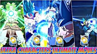 ALL ULTRA CHARACTERS ULTIMATE MOVES UPTO 2023  IN DRAGON BALL LEGENDS