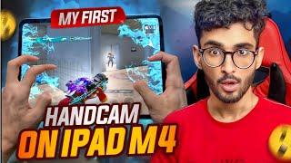 My First HANDCAM on Ipad M4 |  GALADRIA X-Suit, Sky Huntress - MG3 | FalinStar Gaming | PUBG MOBILE