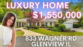 Luxury Home Tour by Vittoria Logli | 833 Wagner Rd, Glenview, IL 60025