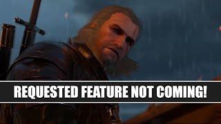 Witcher 3 Next-Gen ONE of the Most Requested Features Doesn't Seem to be Coming to the Update