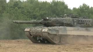 Bundeswehr Kampfpanzer Leopard 2 im Güz 2017