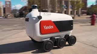 Yandex Rover delivers in Ann Arbor