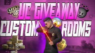 PUBG MOBILE UC GIVEAWAY CUSTOM ROOMS ONLY Chicken Dinner 63UC |X Aliyt is LIVE