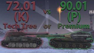 WOT Blitz Face Off || VK 72.01 (K) vs VK 90.01 (P)