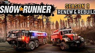 SnowRunner - Season 9 Renew & Rebuild New Map Exploring PS5 4K Gameplay