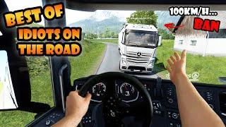 BEST OF Idiots on the road - ETS2MP - Ep. 80-90 | Tony 747 - Best moments + REAL Hands