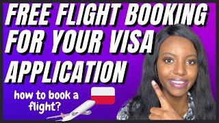 FREE FLIGHT BOOKING FOR YOUR VISA APPLICATION | HOW TO BOOK A FLIGHT | FLIGHT TO POLAND