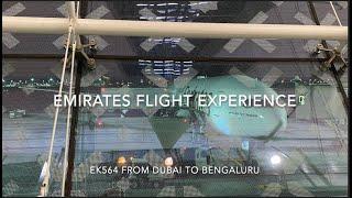 Emirates Boeing 777-300ER flight EK564 from Dubai to Bangalore