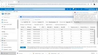 Microsoft Azure  - Virtual Machine Creation and Scaling up & down