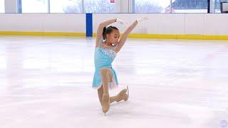 "Learning To Fly" Skylar Lautowa-Peguero skates to @ChristinaAguilera on World Ice Skating Day