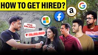 Asking Facebook, Google, Microsoft Engineers How To Get Hired and Their Salaries