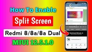 How To Enable Split Screen In Redmi 8/8a/8a Dual | Split Screen Enable Kaise Kare | #shorts #short