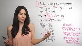 Solving Systems of Equations... Substitution Method (NancyPi)