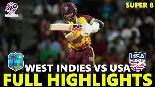 West Indies vs United States ICC T20 World Cup 2024 Full Highlights | WI vs USA