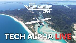 Microsoft Flight Simulator 2024 Technical Alpha LIVE