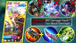 YIN VS TOP GLOBAL THAMUZ IN SIDELANE | YIN BEST BUILD & EMBLEM 2023 | MOBILE LEGENDS