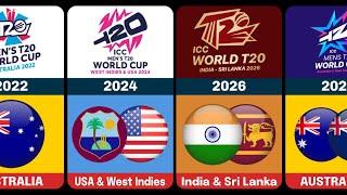 T20 World Cup All Host Countries 2007-2030 | Data in Pixels |