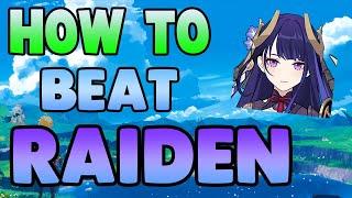 How to EASILY Beat Raiden Magatsu Mitake Narukami no Mikoto in Genshin Impact - Free 2 Play Friendly