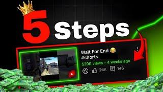 Instant Viral Your SHORTS with these 5 STEPS (Strategy Revealed )!