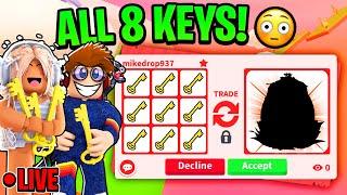 We Play Adopt Me's New Update and Get All the Keys! LIVE!
