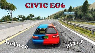 Cruising with Civic EG6, California Highway map | Assetto Corsa