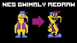 Redrawing Gwimbly's classic NES sprite