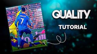 4k Quality Tutorial | Complete Guide (+ CC Preset)