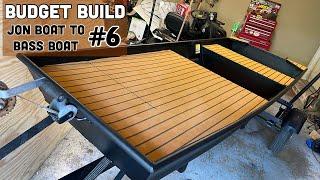 Installing Cheap EVA Foam ( Hydroturf ) in a Jon Boat | Budget Build