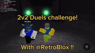 2v2 Duels Challenge with @Bloxxor-1 in The Strongest Battlegrounds! (Part. 1)