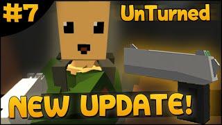 Unturned Gameplay - Part 7 - New Update 2.1.7, Desert Falcon & Car Thief! - (Unturned 2 New patch)