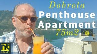 Dobrota 2 Bedroom Penthouse Apartment 75m2 - €262,500 Crypto Currencies Accepted