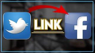 How to link Twitter to Facebook 2022 | Twitter connect Facebook