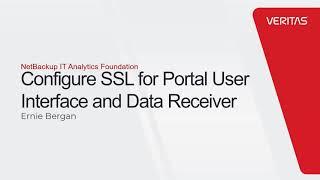 NetBackup IT Analytics Foundation: Configure SSL