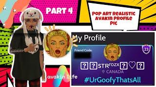 New Realistic Avakin profile picture POP ART Style Part 4 Avakin Life