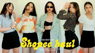 THE BEST SHOPEE HAUL OF 2021! ( affordable & cute tops, pants, blazers & dresses) 